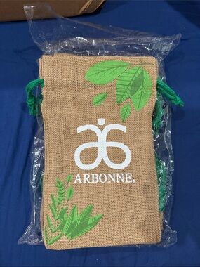 Arbonne Natural Jute Pouch